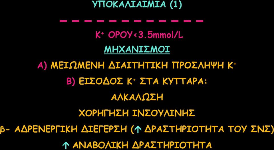 + Β) ΕΙΣΟΔΟΣ Κ + ΣΤΑ ΚΥΤΤΑΡΑ: ΑΛΚΑΛΩΣΗ ΧΟΡΗΓΗΣΗ