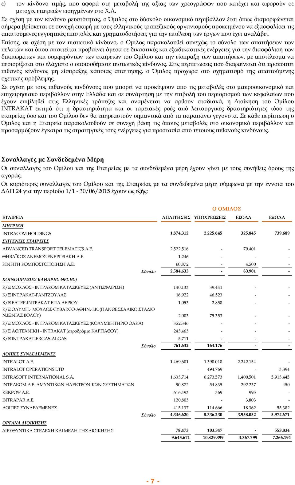 εξασφαλίσει τις απαιτούμενες εγγυητικές επιστολές και χρηματοδοτήσεις για την εκτέλεση των έργων που έχει αναλάβει.