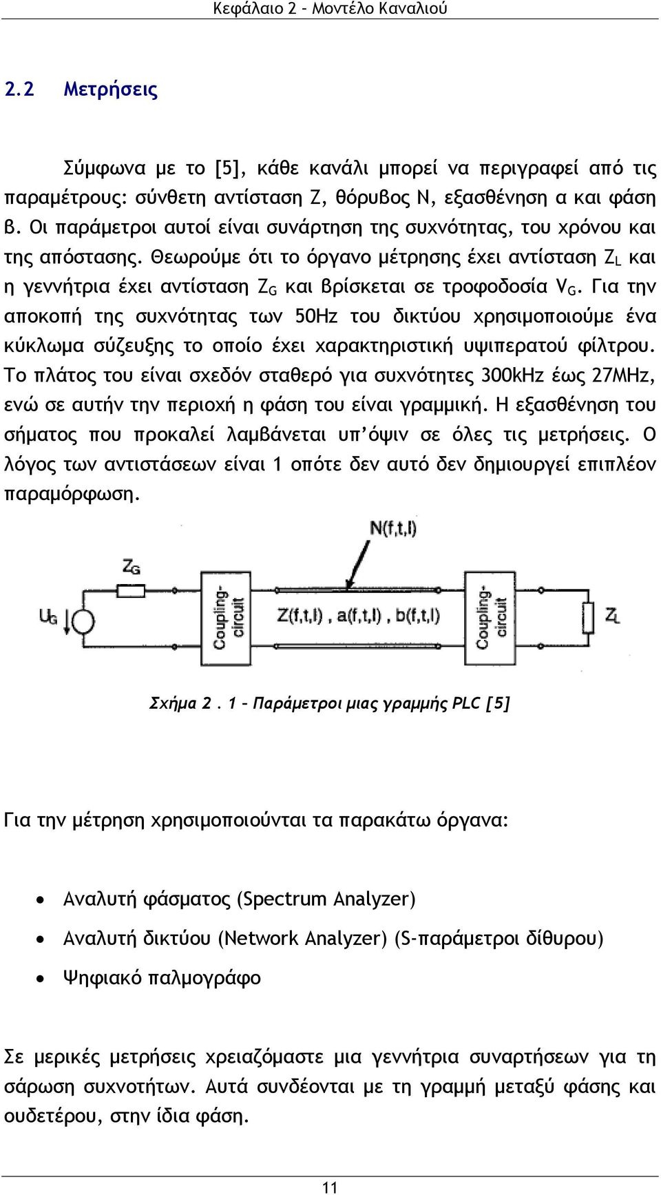 Για την αποκοπή της συχνότητας των 50Hz του δικτύου χρησιμοποιούμε ένα κύκλωμα σύζευξης το οποίο έχει χαρακτηριστική υψιπερατού φίλτρου.