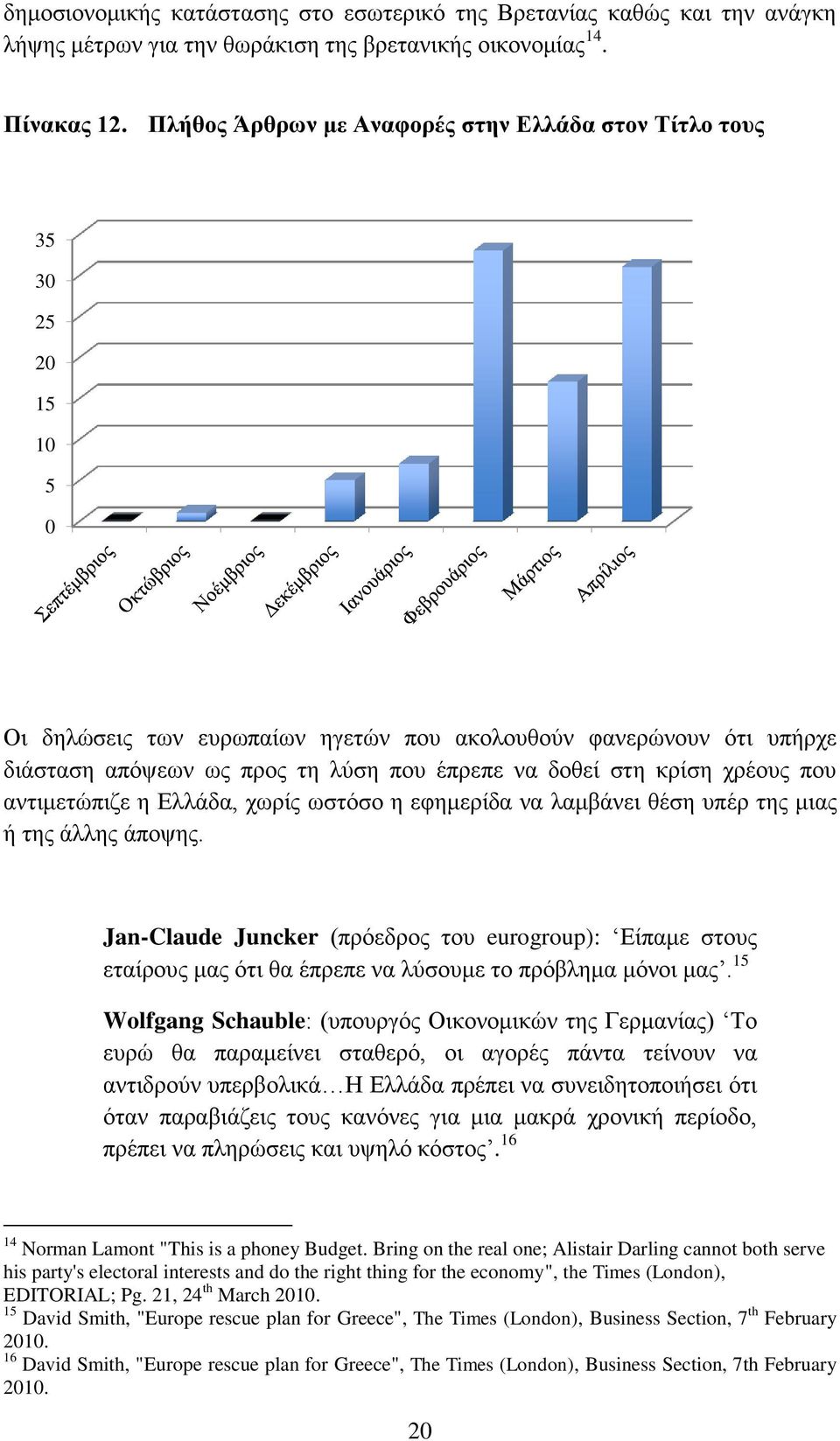 στη κρίση χρέους που αντιμετώπιζε η Ελλάδα, χωρίς ωστόσο η εφημερίδα να λαμβάνει θέση υπέρ της μιας ή της άλλης άποψης.