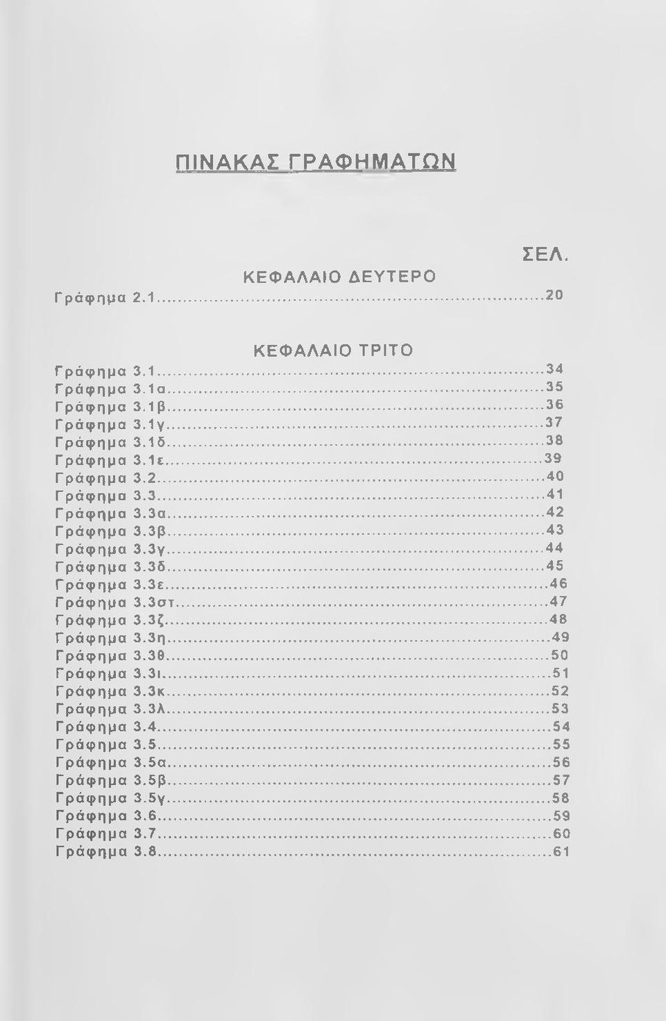 .. 45 Γ ρόφ ημ α 3.3 ε... 46 Γρόφ ημ α 3.3 σ τ...47 Γ ρόφ ημ α 3.3ζ...48 Γ ρόφ ημ α 3.3η...49 Γ ρόφ ημ α 3.3Θ...50 Γ ρόφ ημ α 3.3 ι... 51 Γ ρόφ ημα 3.3 κ...52 Γ ρόφ ημ α 3.