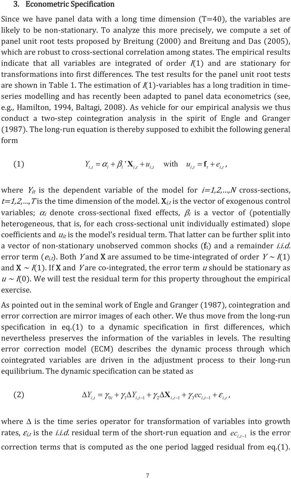 γ0i+ γ1 Δ Yit, 1+ γ2 Δ Xit, 1+