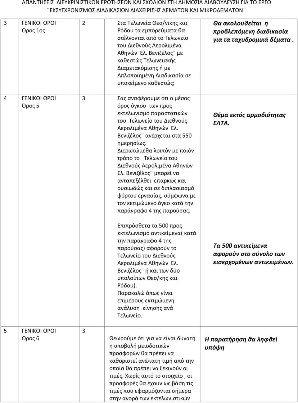 Διεθνούς Αερολιμένα Αθηνών Ελ. Βενιζέλος ανέρχεται στα 550 ημερησίως. Διερωτώμεθα λοιπόν με ποιόν τρόπο το Τελωνείο του Διεθνούς Αερολιμένα Αθηνών Ελ.