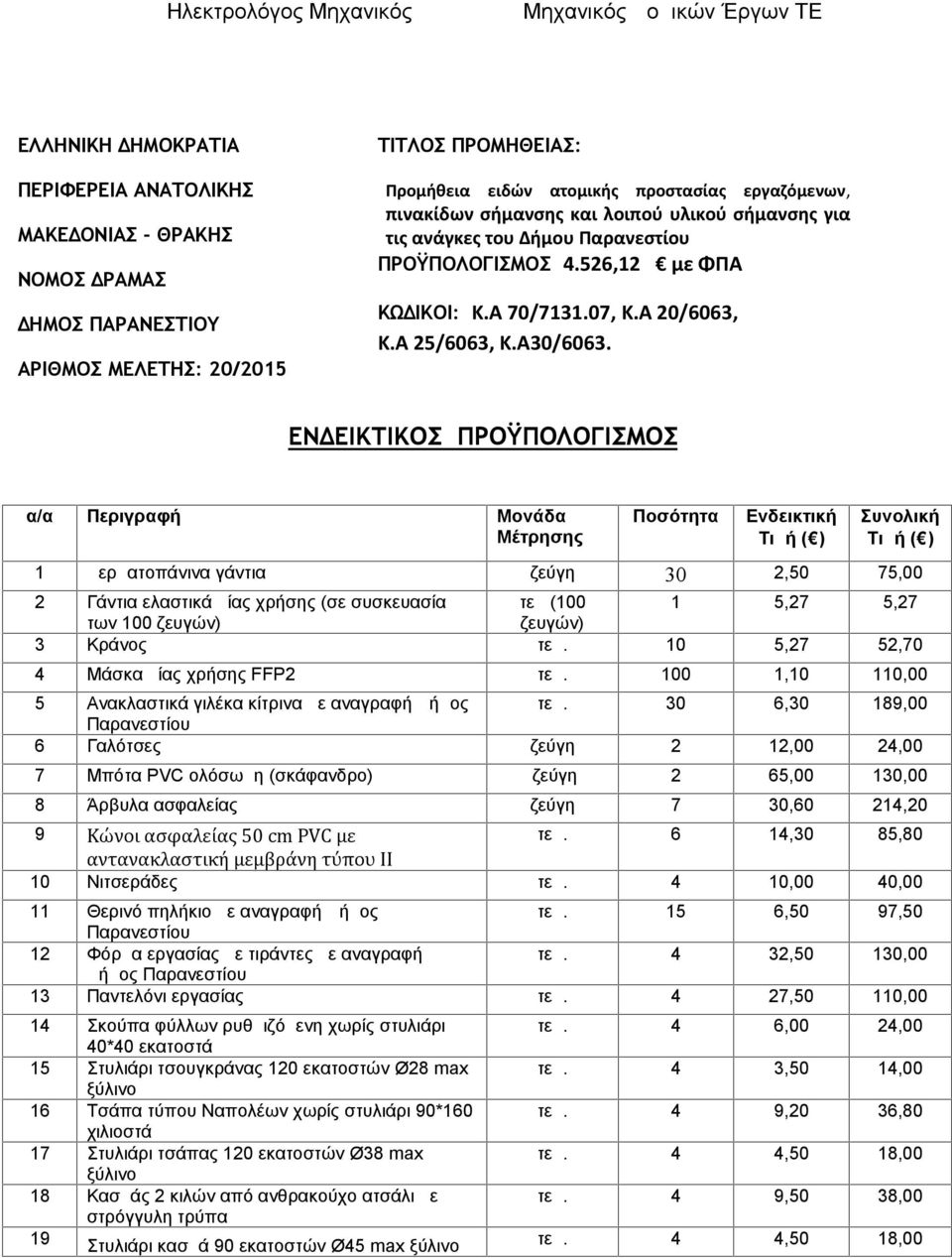 Α 25/6063, Κ.Α30/6063.