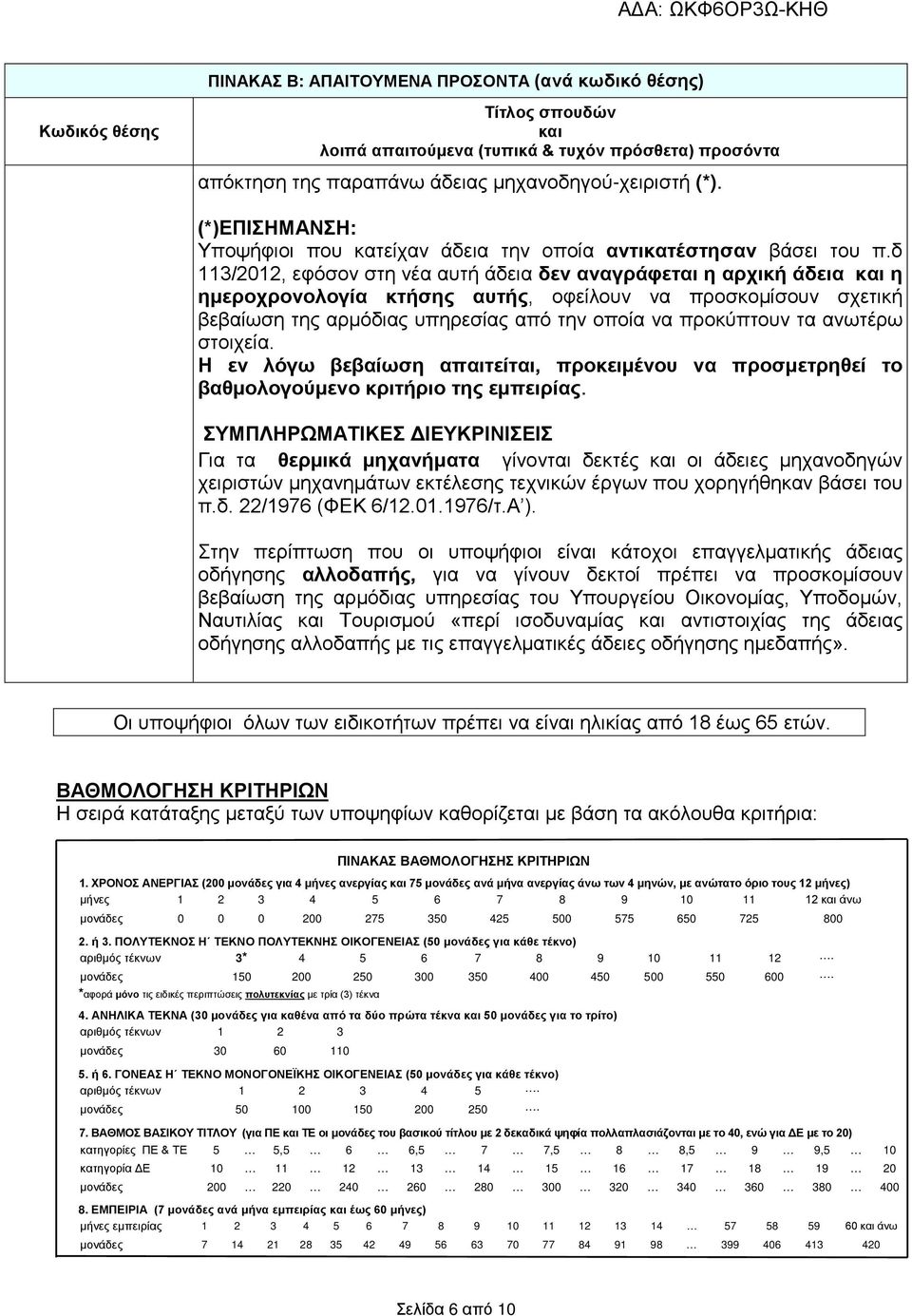 δ 113/2012, εφόσον στη νέα αυτή άδεια δεν αναγράφεται η αρχική άδεια και η ημεροχρονολογία κτήσης αυτής, οφείλουν να προσκομίσουν σχετική βεβαίωση της αρμόδιας υπηρεσίας από την οποία να προκύπτουν