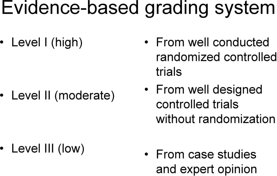 randomized controlled trials From well designed