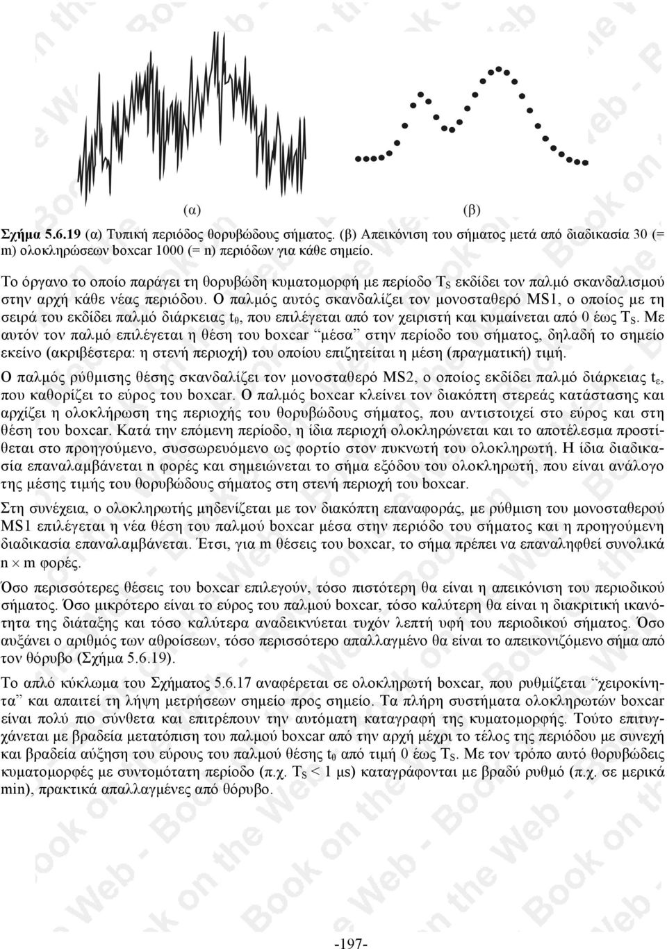 Ο παλµός αυτός σκανδαλίζει τον µονοσταθερό MS1, ο οποίος µε τη σειρά του εκδίδει παλµό διάρκειας t θ, που επιλέγεται από τον χειριστή και κυµαίνεται από 0 έως Τ S.