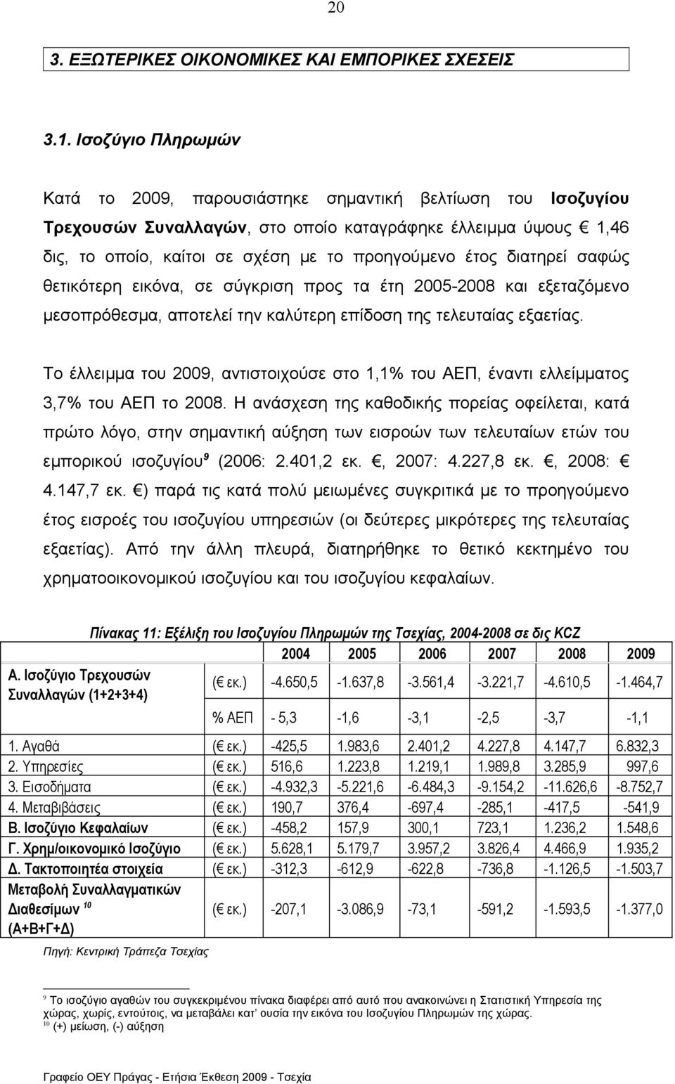 διατηρεί σαφώς θετικότερη εικόνα, σε σύγκριση προς τα έτη 2005-2008 και εξεταζόμενο μεσοπρόθεσμα, αποτελεί την καλύτερη επίδοση της τελευταίας εξαετίας.