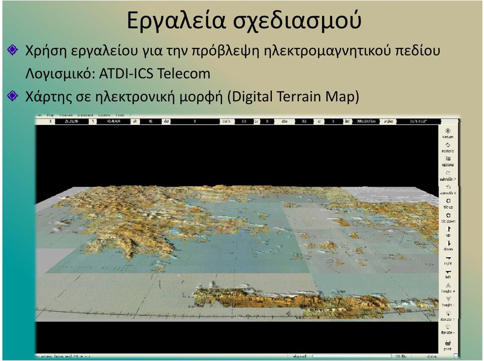 Λογισμικό: ATDI ICS Telecom Χάρτης σε