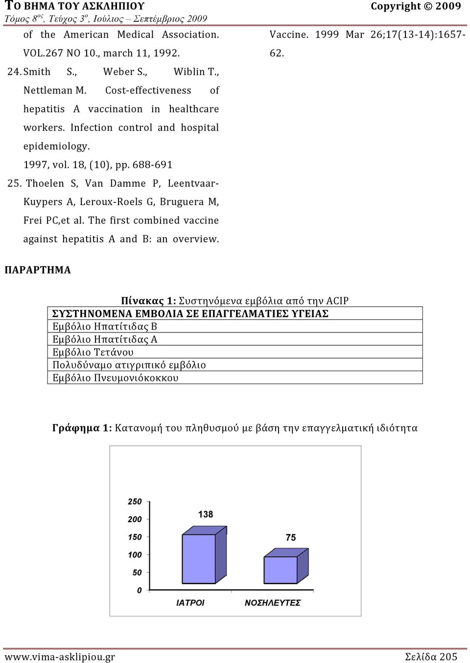 Thoelen S, Van Damme P, Leentvaar Kuypers A, Leroux Roels G, Bruguera M, Frei PC,et al. The first combined vaccine against hepatitis A and B: an overview. Copyright 2009 Vaccine.