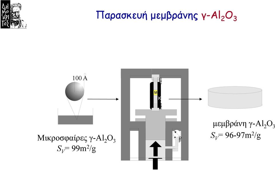 γ-al 2 O 3 S V = 99m 2 /g P