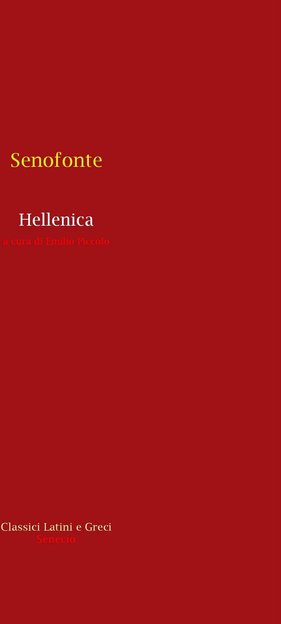 Hellenica a cura di Emilio