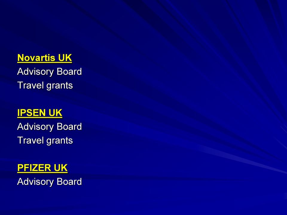 UK Advisory Board Travel