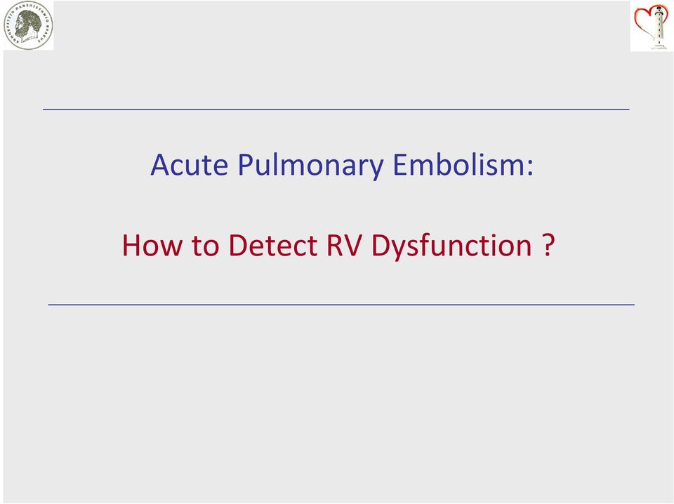 Embolism: How