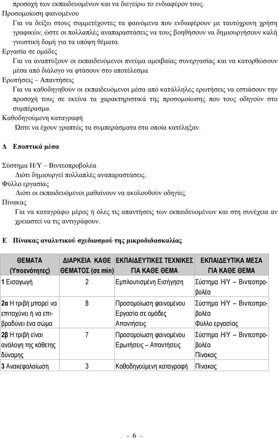 δομή για τα υπόψη θέματα. Εργασία σε ομάδες Για να αναπτύξουν οι εκπαιδευόμενοι πνεύμα αμοιβαίας συνεργασίας και να κατορθώσουν μέσα από διάλογο να φτάσουν στο αποτέλεσμα.