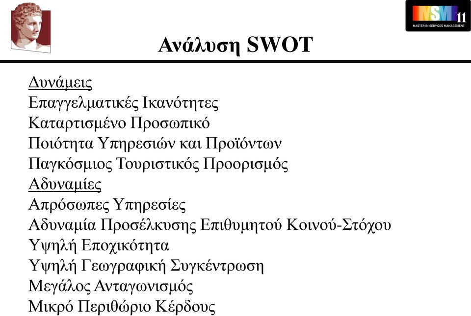 Απρόσωπες Υπηρεσίες Αδυναμία Προσέλκυσης Επιθυμητού Κοινού-Στόχου Υψηλή