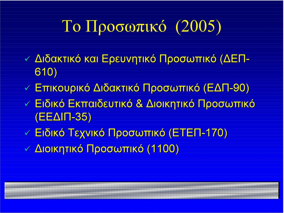 Επικουρικό Διδακτικό Προσωπικό (ΕΔΠ-90 90)!