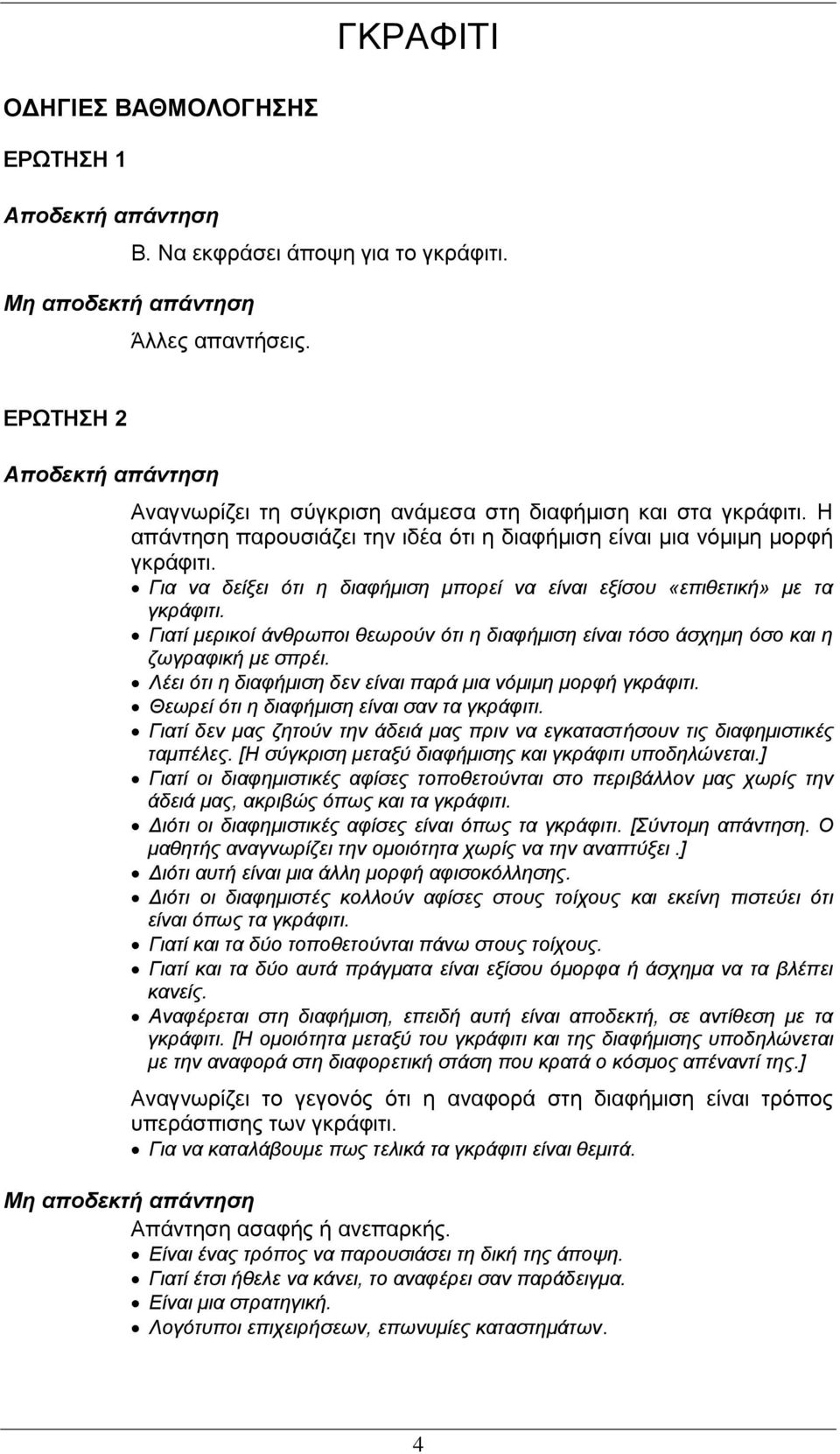 Γηαηί κεξηθνί άλζξσπνη ζεσξνύλ όηη ε δηαθήκηζε είλαη ηόζν άζρεκε όζν θαη ε δσγξαθηθή κε ζπξέη. Λέεη όηη ε δηαθήκηζε δελ είλαη παξά κηα λόκηκε κνξθή γθξάθηηη.