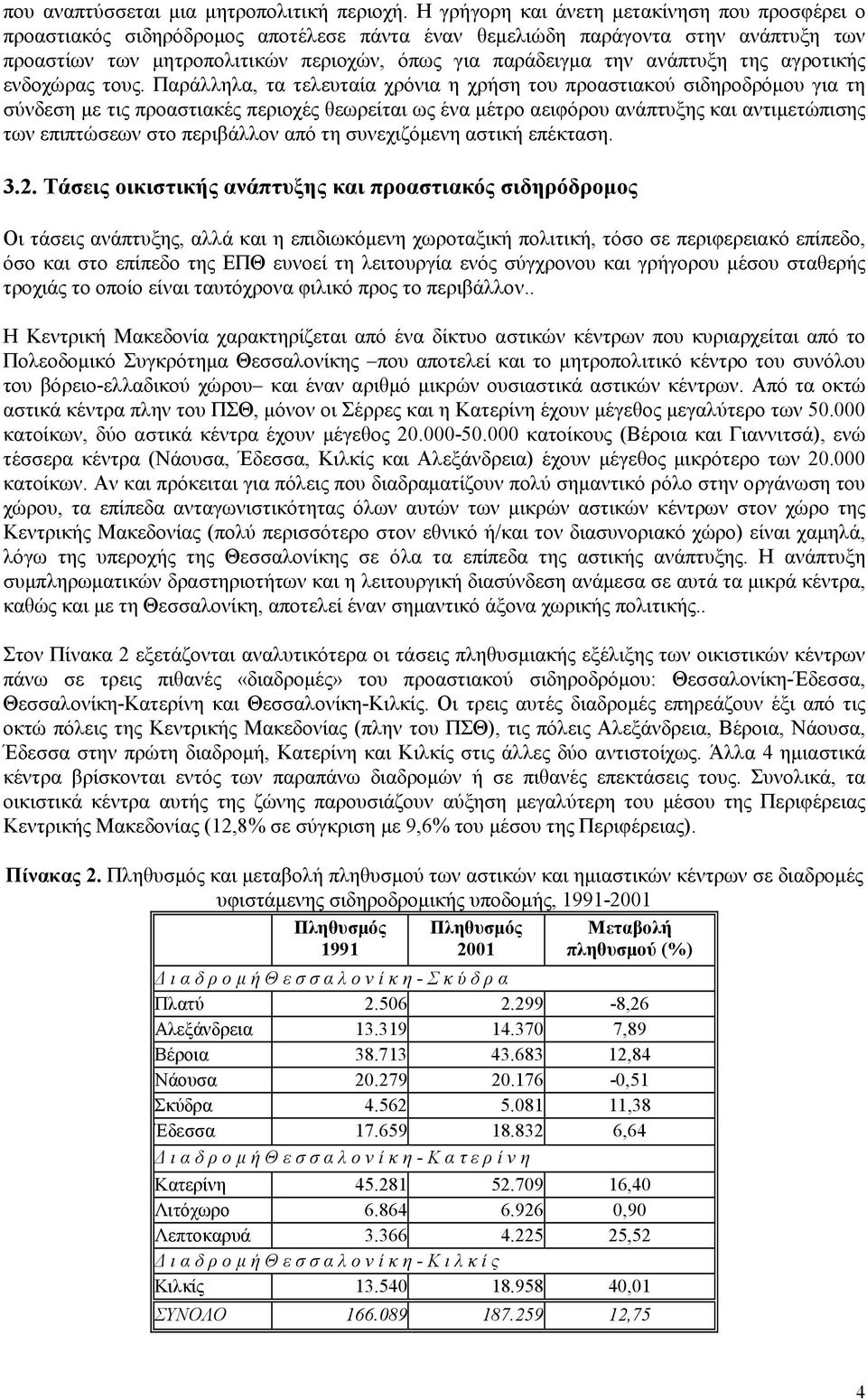 ανάπτυξη της αγροτικής ενδοχώρας τους.