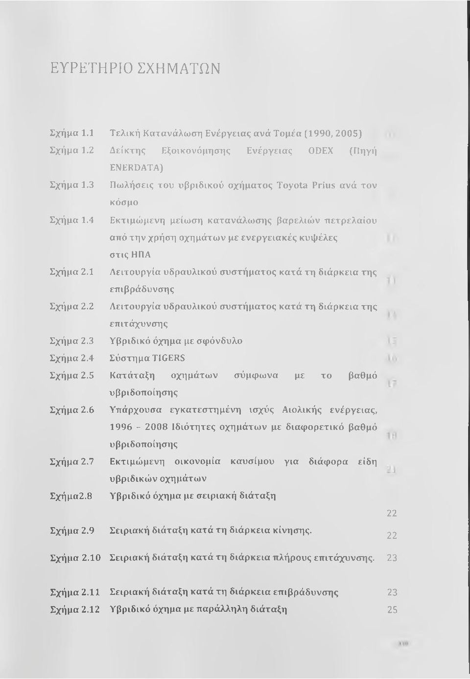4 Εκτιμώ μενη μείωση κατα νά λ ω σ η ς βα ρελιώ ν π ετρελαίου από τη ν χρήση οχη μ ά τω ν με εν ερ γεια κ ές κ υψ έλες στις ΗΠΑ Σχήμα 2.