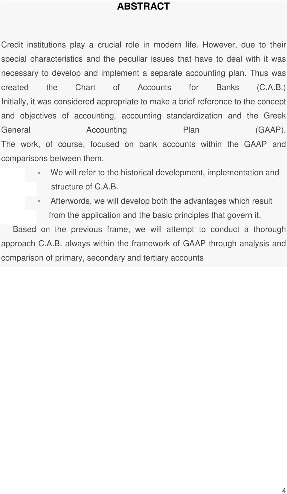 Thus was created the Chart of Accounts for Ba