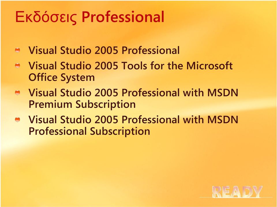 Studio 2005 Professional with MSDN Premium Subscription