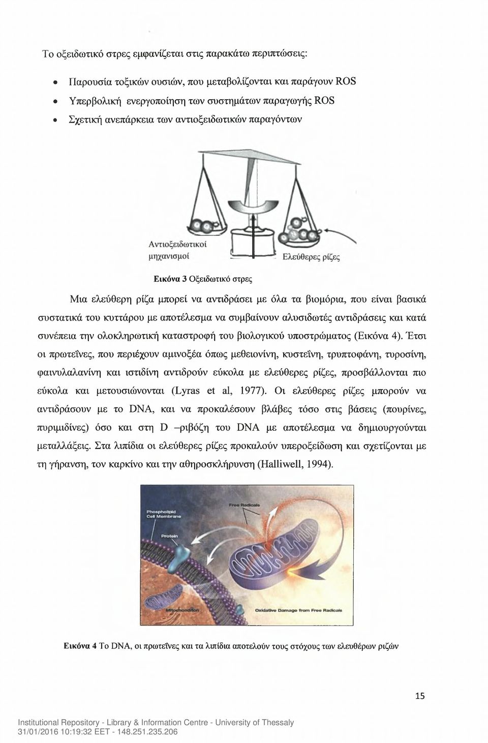 αντιδράσεις και κατά συνέπεια την ολοκληρωτική καταστροφή του βιολογικού υποστρώματος (Εικόνα 4).