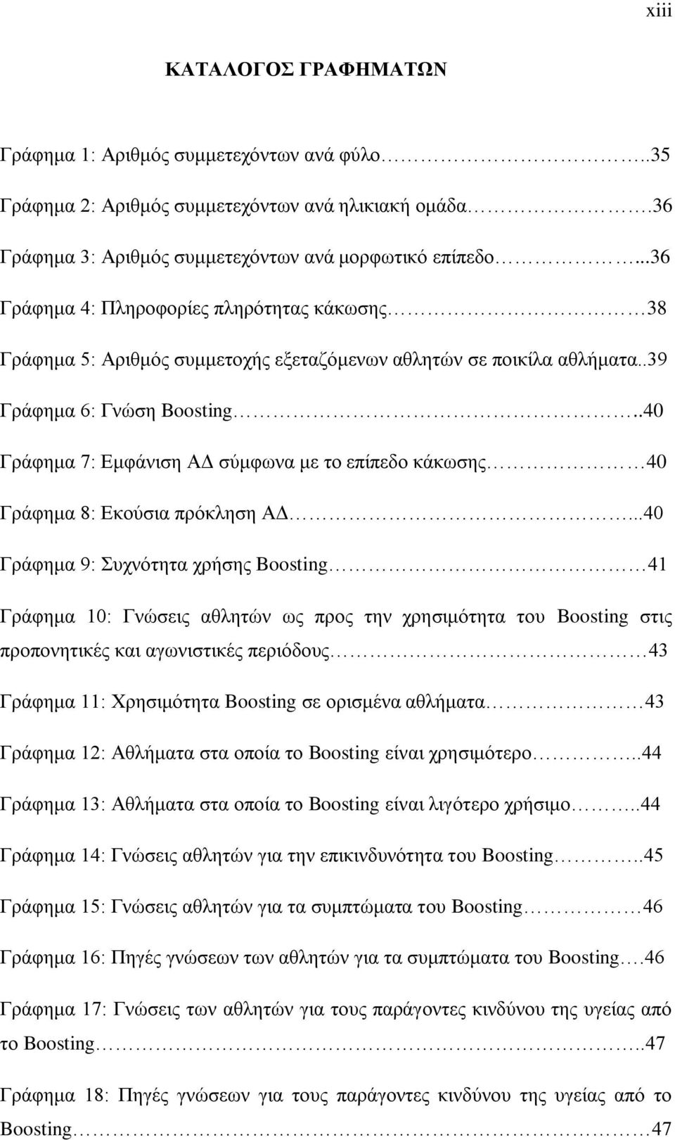 .40 Γξάθεκα 7: Δκθάληζε ΑΓ ζύκθσλα κε ην επίπεδν θάθσζεο 40 Γξάθεκα 8: Δθνύζηα πξόθιεζε ΑΓ.