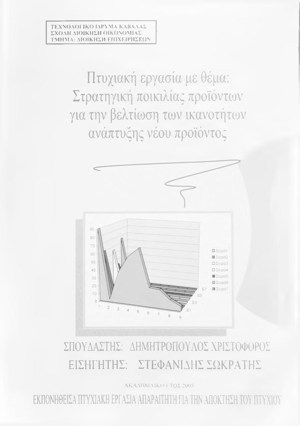 προϊόντος ΣΠΟΥΔΑΣΤΗΣ: ΔΗΜΗΤΡΟΠΟΥΛΟΣ ΧΡΙΣΤΟΦΟΡΟΣ Ε ΙΣ Η Γ Η Τ Η Σ : Σ Τ Ε Φ Α Ν 1 Δ Η Σ Σ Ω Κ Ρ Α