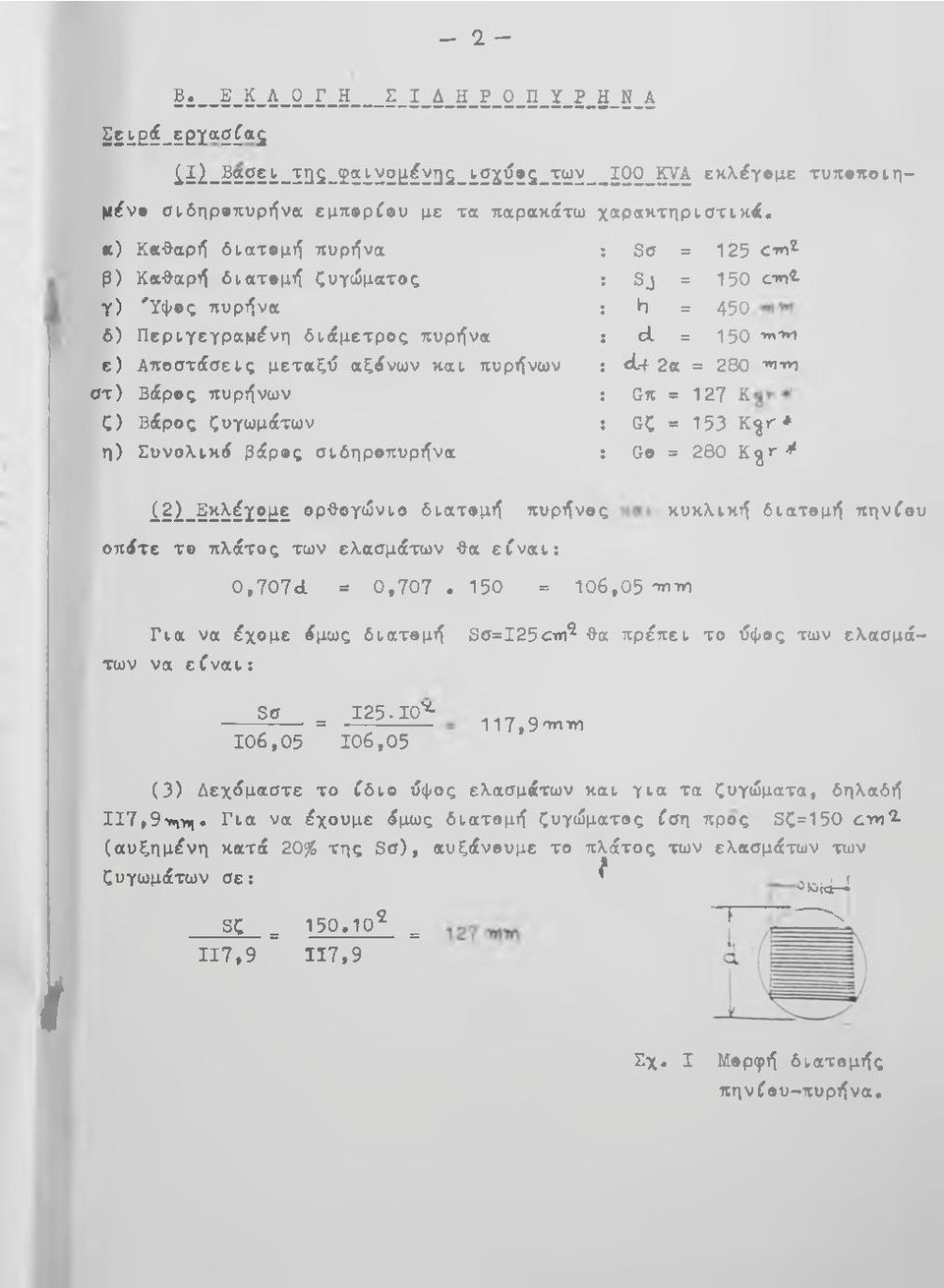 ί.2ΐ_1ϋ^ίϊ2ΰ ορθογώνιο διατβμή πυρι^νος οπάτε το πλάτος των ελασμάτων θα είναι: 0,707οΙ = 0,707.