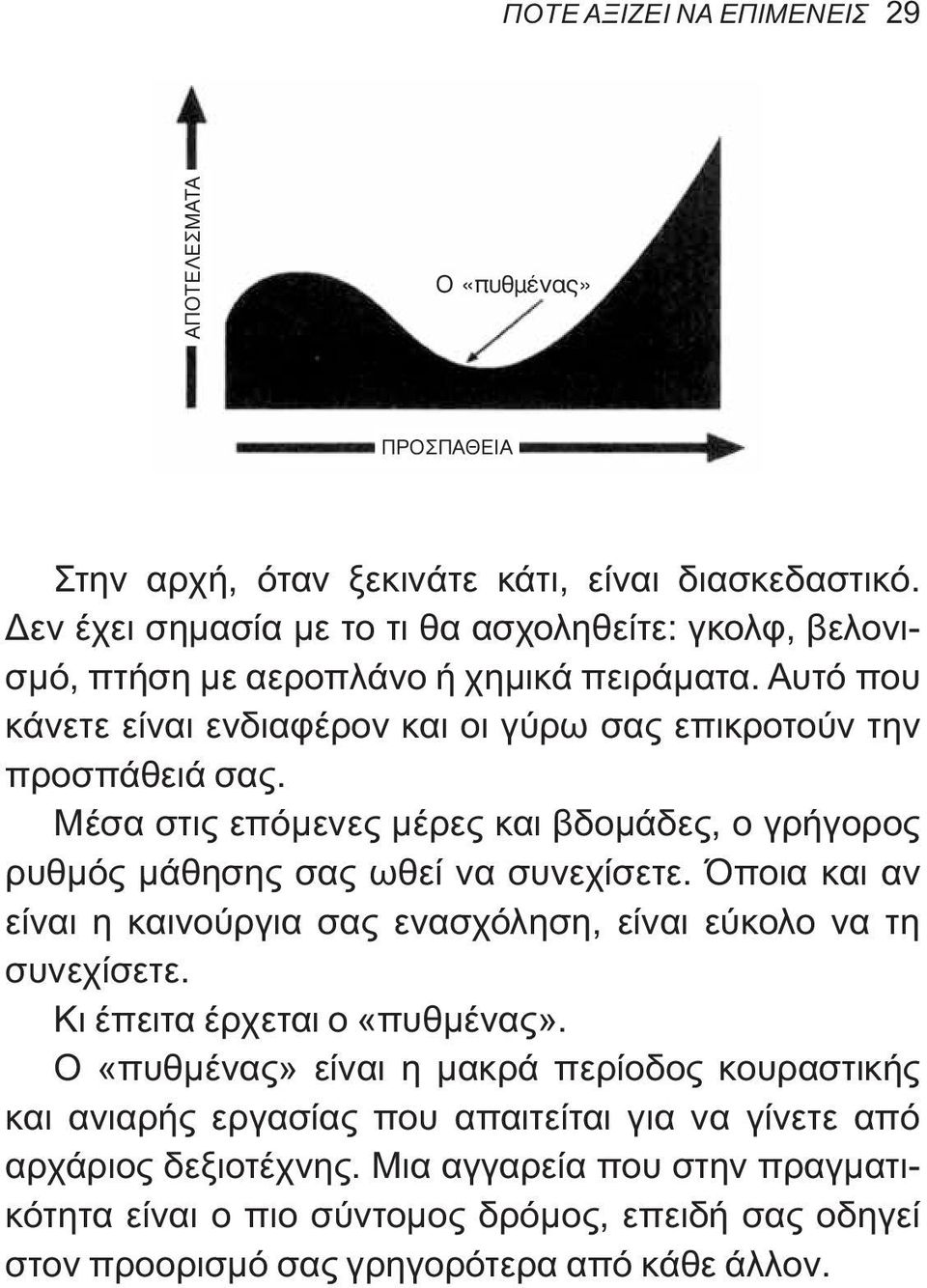 Μέσα στις επόμενες μέρες και βδομάδες, ο γρήγορος ρυθμός μάθησης σας ωθεί να συνεχίσετε. Όποια και αν είναι η καινούργια σας ενασχόληση, είναι εύκολο να τη συνεχίσετε.