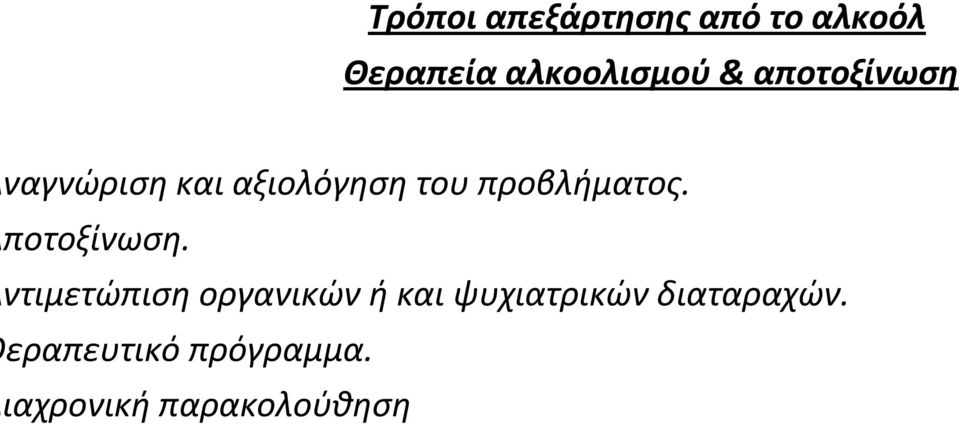 ναγνώρισηκαιαξιολόγησητουπροβλήματος. ποτοξίνωση.