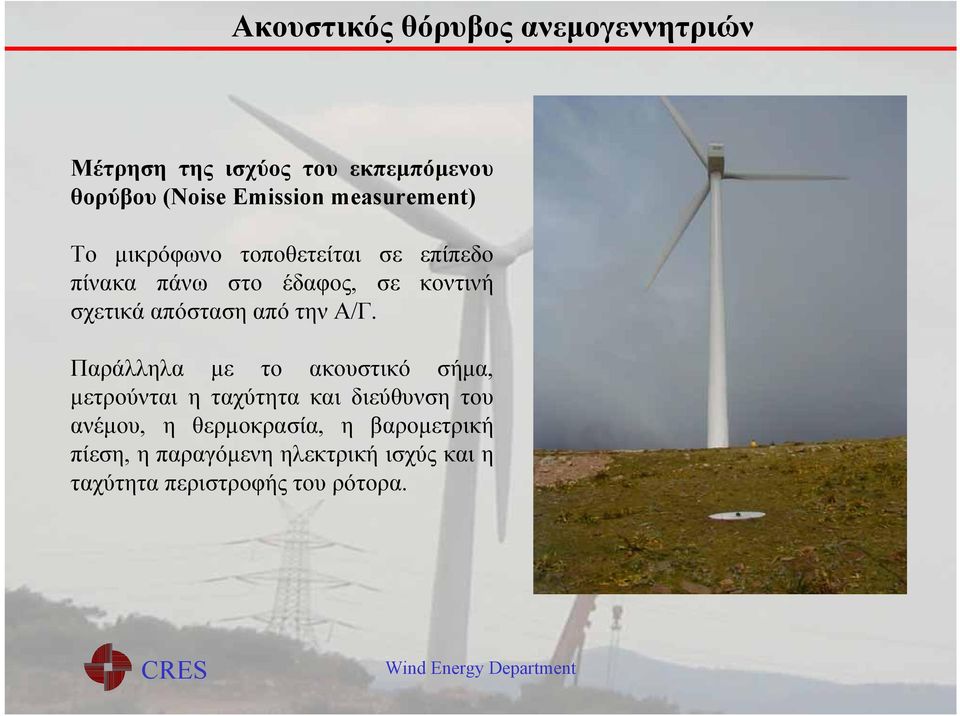 Παράλληλα με το ακουστικό σήμα, μετρούνται η ταχύτητα και διεύθυνση του ανέμου, η