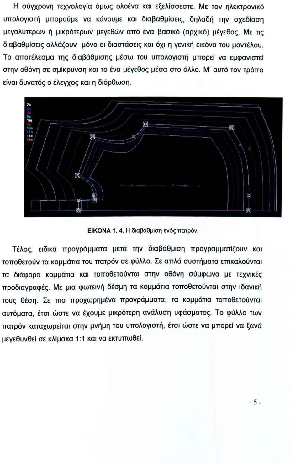 Με τις διαβαθμίσεις αλλάζουν μόνο οι διαστάσεις και όχι η γενική εικόνα του μοντέλου.