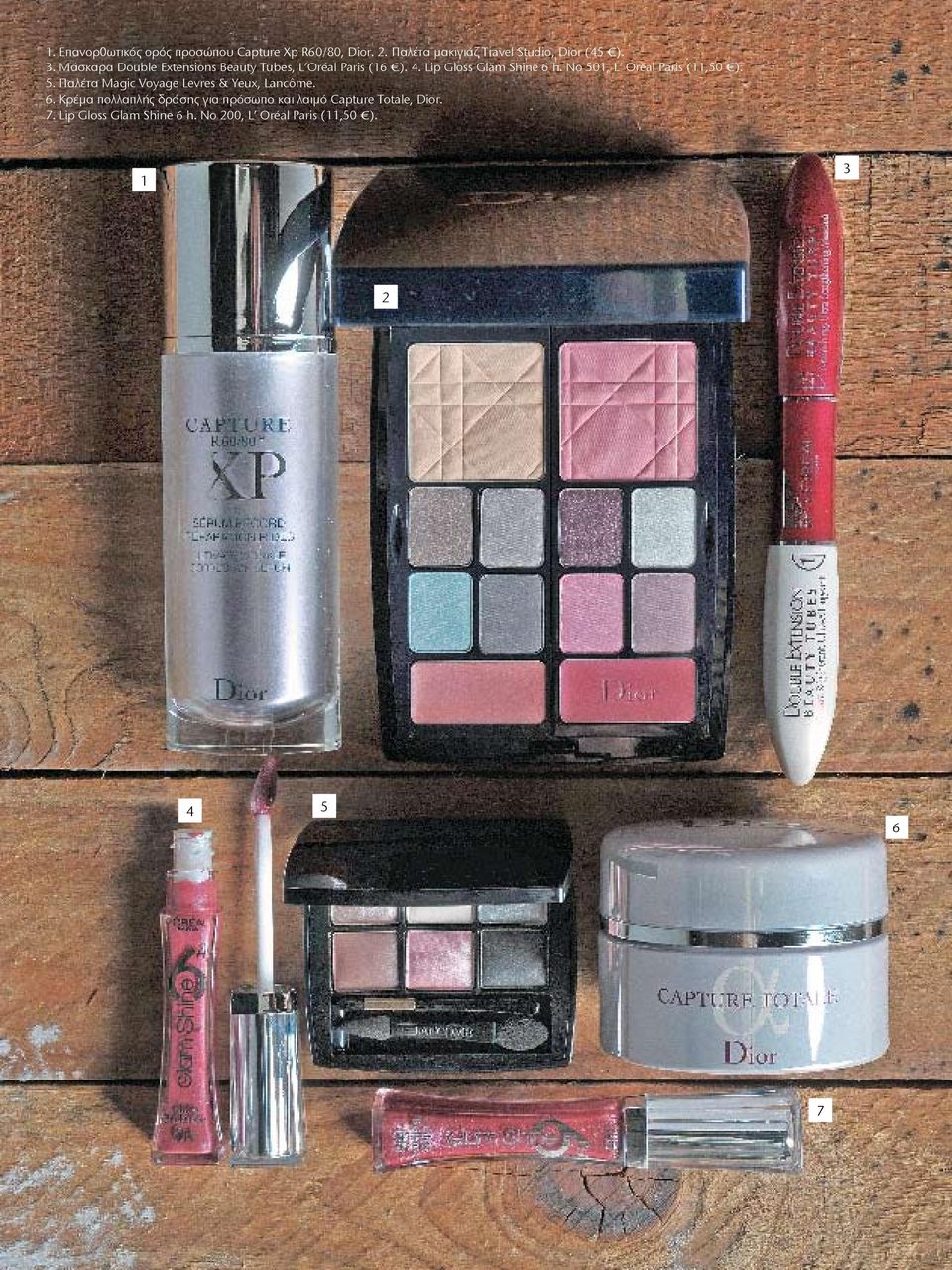 No 0, L Oréal Paris (,0 a).. Παλέτα Magic Voyage Levres & Yeux, Lancôme.