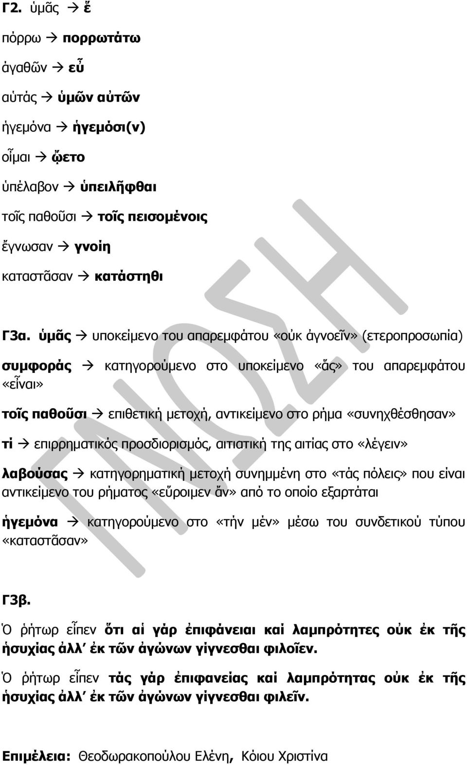 επιρρηματικός προσδιορισμός, αιτιατική της αιτίας στο «λέγειν» λαβούσας κατηγορηματική μετοχή συνημμένη στο «τάς πόλεις» που είναι αντικείμενο του ρήματος «εὕροιμεν ἄν» από το οποίο εξαρτάται ἡγεμόνα