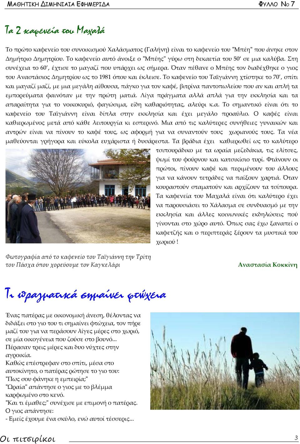 Όταν πέθανε ο Μπέης τον διαδέχθηκε ο γιος του Αναστάσιος Δημητρίου ως το 1981 όπου και έκλεισε.