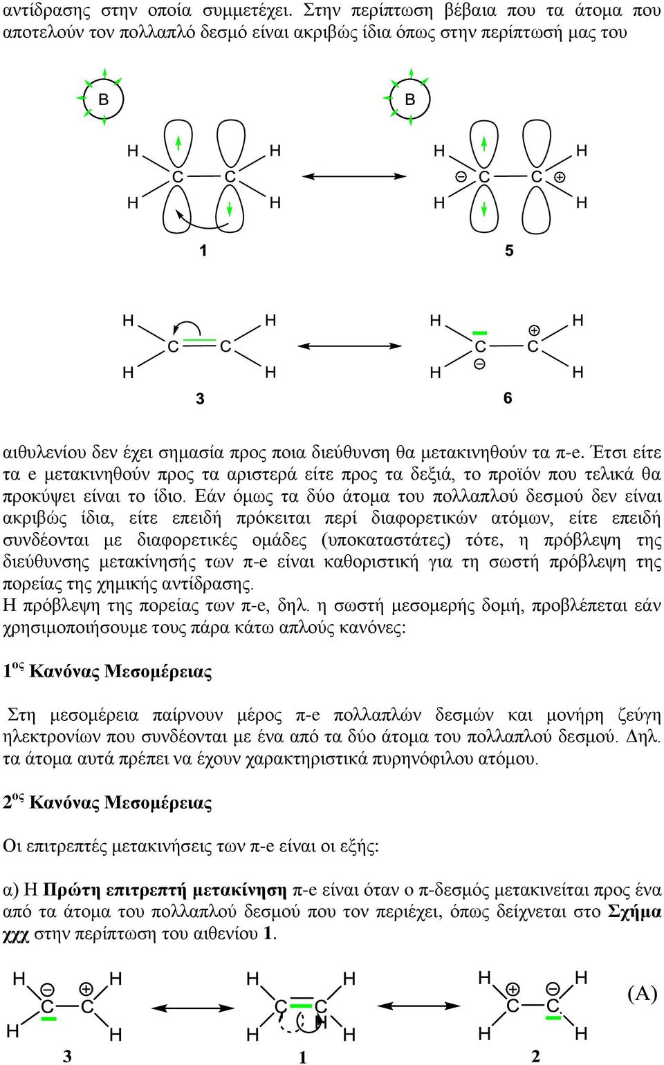 Έτσι είτε τα e μετακινηθούν προς τα αριστερά είτε προς τα δεξιά, το προϊόν που τελικά θα προκύψει είναι το ίδιο.