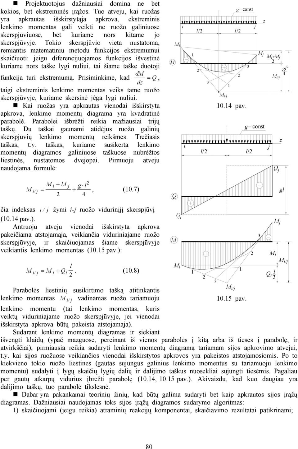 Tokio skerspūvio vieta nustatoma, remiantis matematiniu metodu funkcios ekstremumui skaičiuoti: eigu diferenciuoamos funkcios išvestinė kuriame nors taške lgi nuliui, tai šiame taške duotoi funkcia