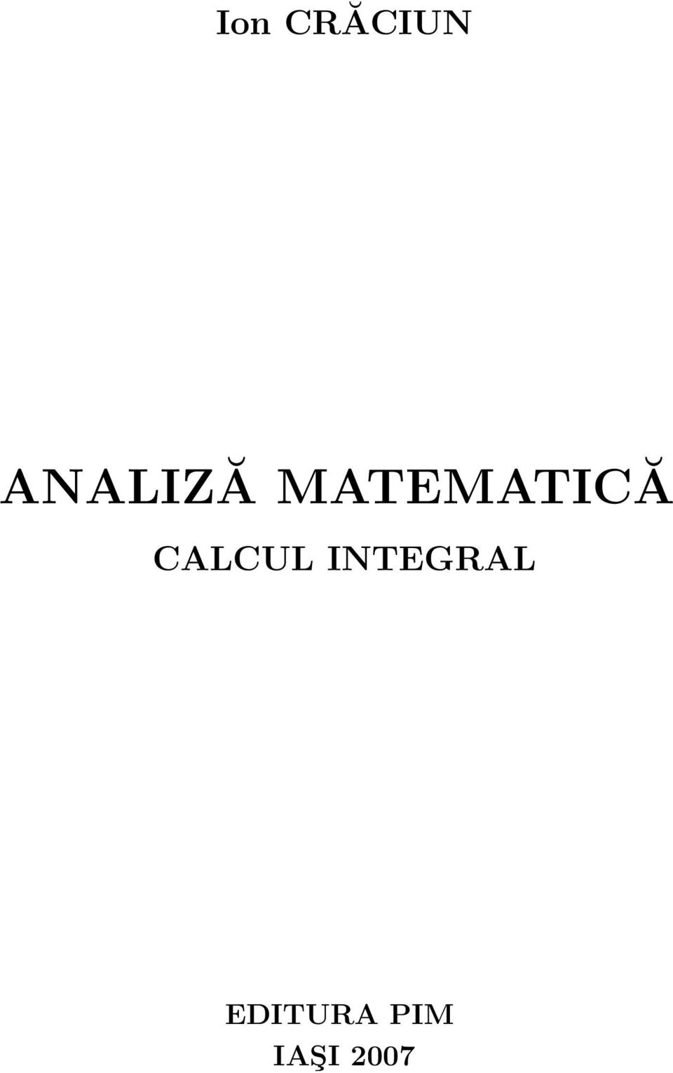 MATEMATICĂ