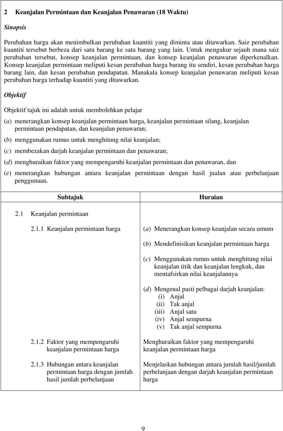 Untuk mengukur sejauh mana saiz perubahan tersebut, konsep keanjalan permintaan, dan konsep keanjalan penawaran diperkenalkan.