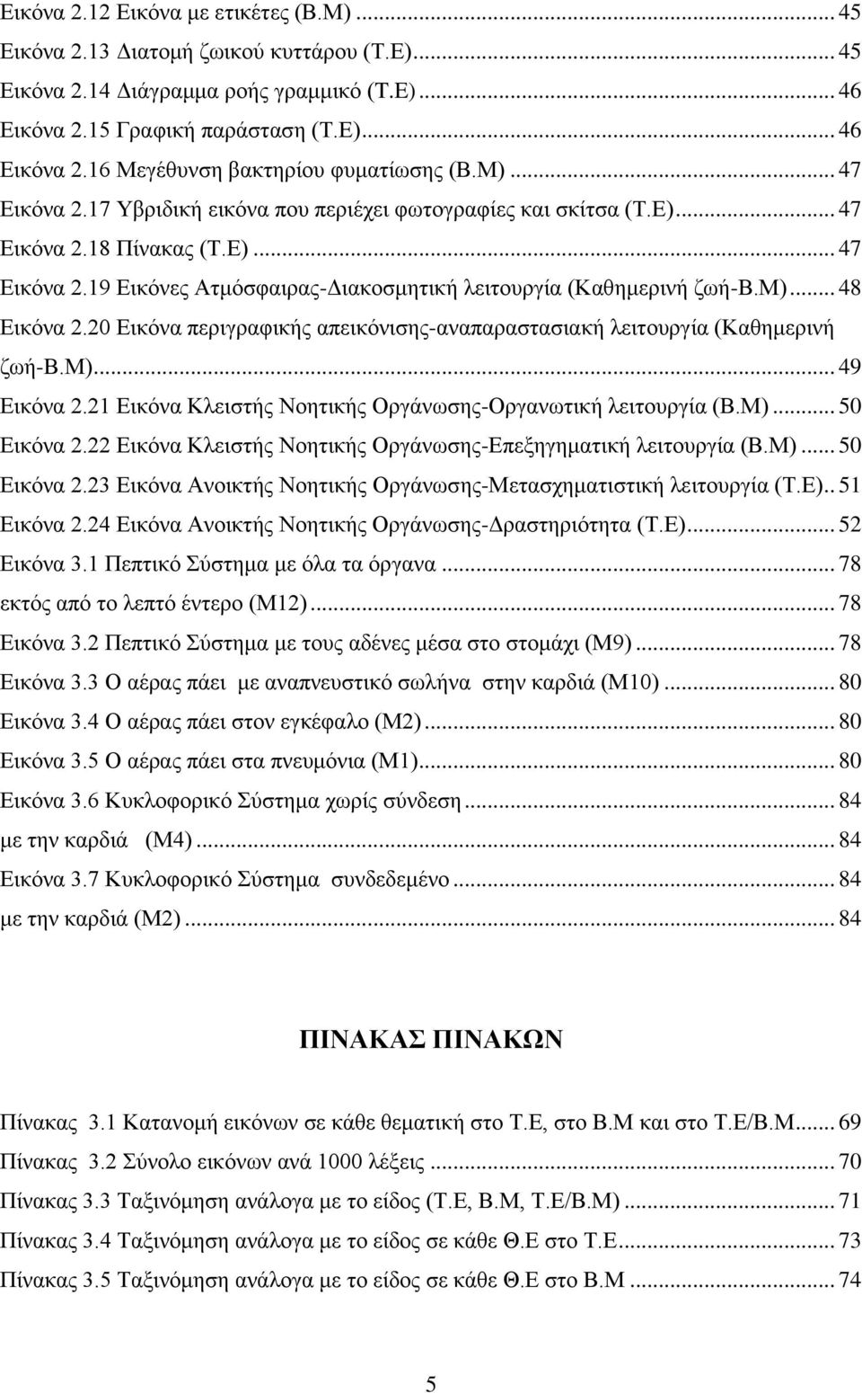 .. 48 Δηθφλα 2.20 Δηθφλα πεξηγξαθηθήο απεηθφληζεο-αλαπαξαζηαζηαθή ιεηηνπξγία (Καζεκεξηλή δσή-β.μ)... 49 Δηθφλα 2.21 Δηθφλα Κιεηζηήο Ννεηηθήο Οξγάλσζεο-Οξγαλσηηθή ιεηηνπξγία (Β.Μ)... 50 Δηθφλα 2.