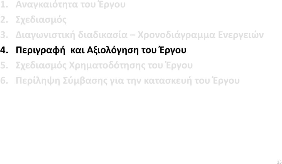 Περιγραφή και Αξιολόγηση του Έργου 5.