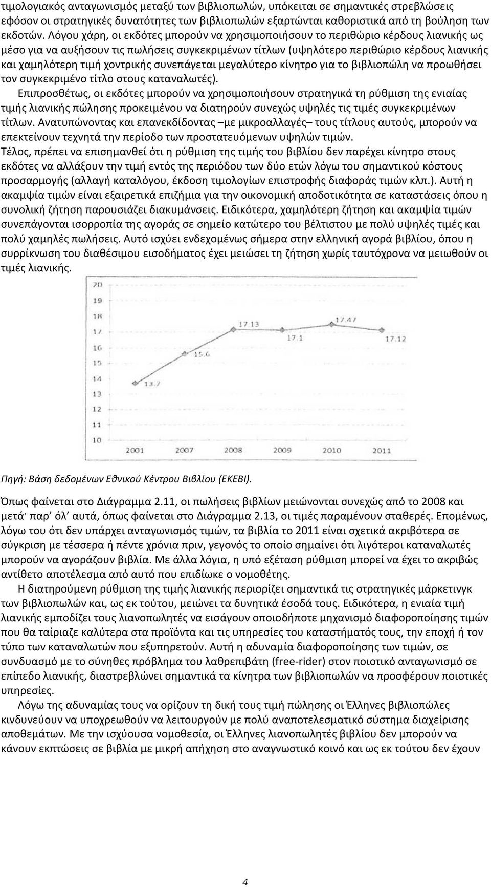 χοντρικής συνεπάγεται μεγαλύτερο κίνητρο για το βιβλιοπώλη να προωθήσει τον συγκεκριμένο τίτλο στους καταναλωτές).