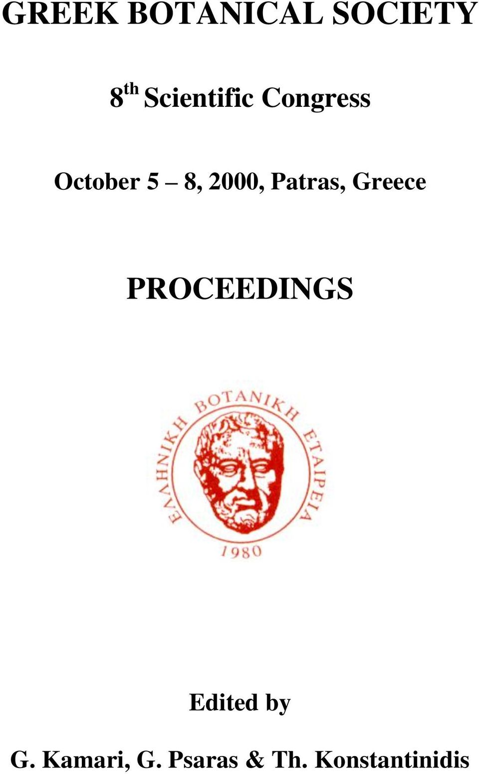 2000, Patras, Greece PROCEEDINGS