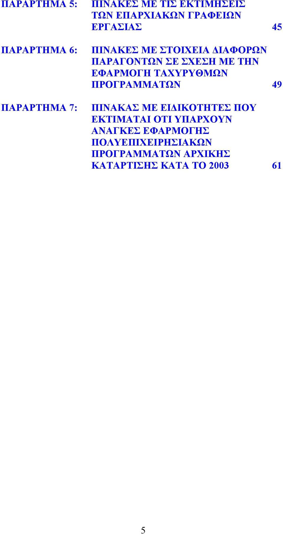 ΕΦΑΡΜΟΓΗ ΤΑΧΥΡΥΘΜΩΝ ΠΡΟΓΡΑΜΜΑΤΩΝ 49 ΠΙΝΑΚΑΣ ΜΕ ΕΙΔΙΚΟΤΗΤΕΣ ΠΟΥ ΕΚΤΙΜΑΤΑΙ ΟΤΙ