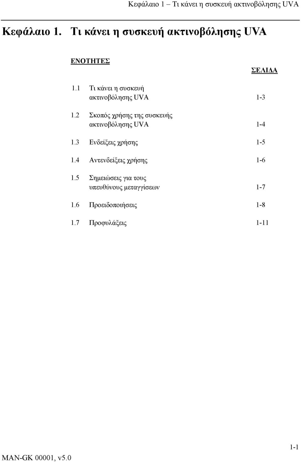 1 Τι κάνει η συσκευή ακτινοβόλησης UVA 1-3 1.