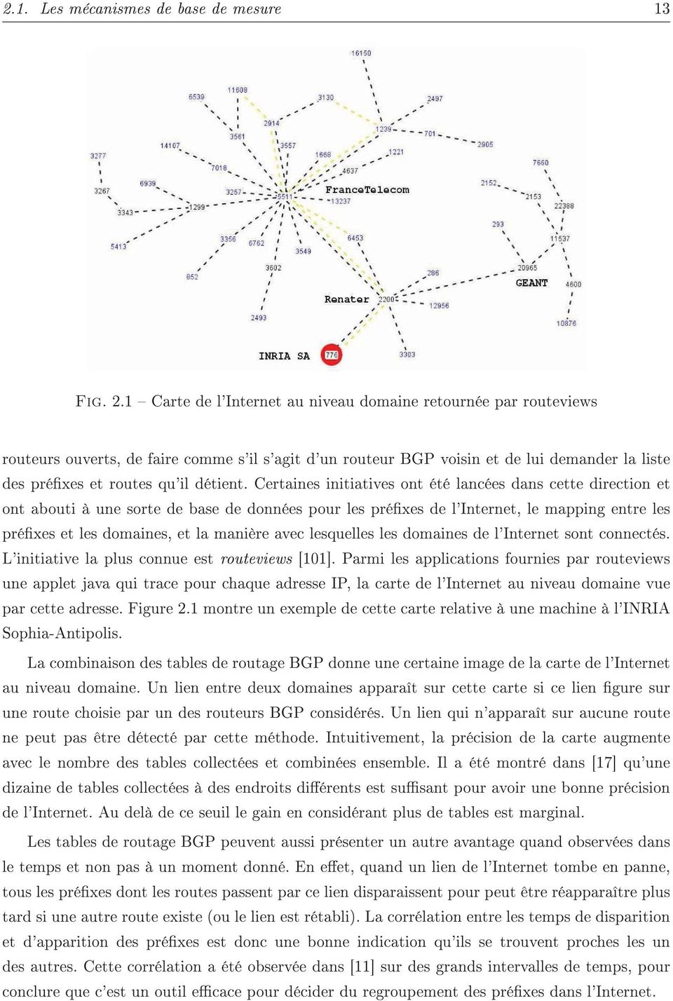 Certaines initiatives ont été lancées dans cette direction et ont abouti à une sorte de base de données pour les préxes de l'internet, le mapping entre les préxes et les domaines, et la manière avec