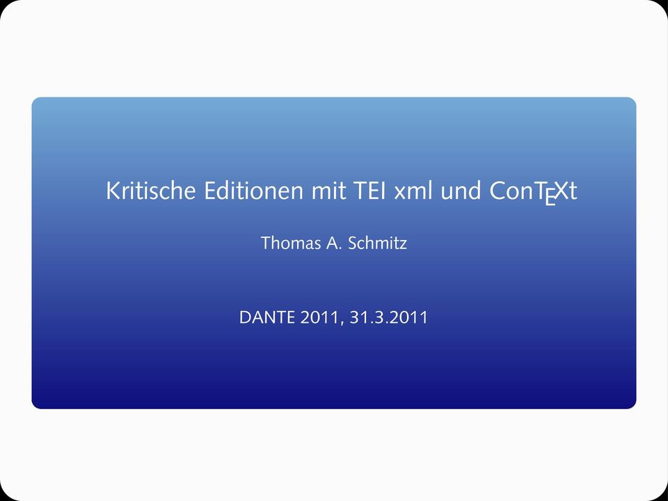 ConTEXt Thomas A.