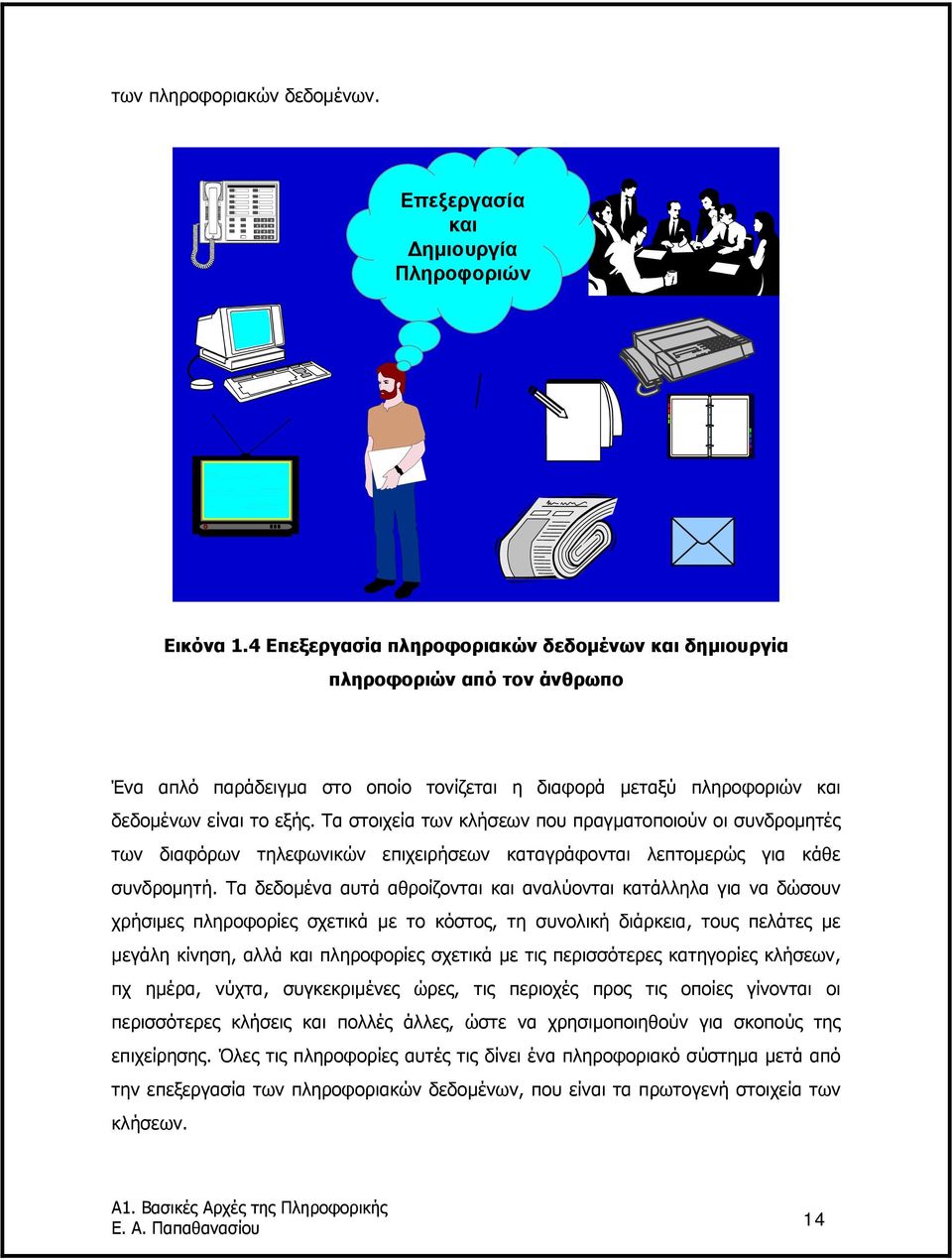 Τα στοιχεία των κλήσεων που πραγµατοποιούν οι συνδροµητές των διαφόρων τηλεφωνικών επιχειρήσεων καταγράφονται λεπτοµερώς για κάθε συνδροµητή.